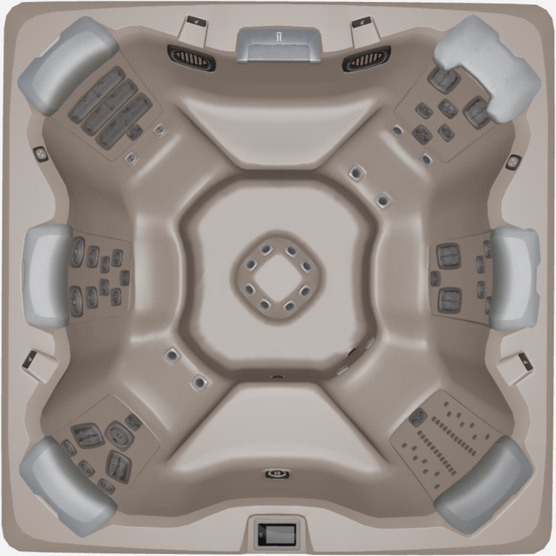 Bullfrogspas Outdoor Whirlpool A8 Select 239x239x97cm