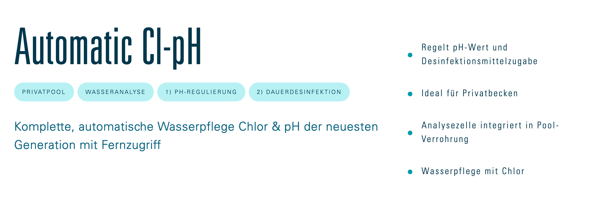 Bayrol Automatic Cl-PH Dosieranlage inkl W-Lan als komplett Set für Whirlpool und Swim Spa