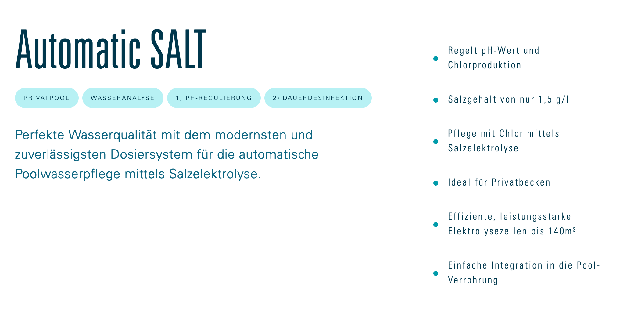 Bayrol Automatic Salt Desinfektionsanlage inkl W-Lan Bayrol Automatic Salt Desinfektionsanlage inkl W-Lan